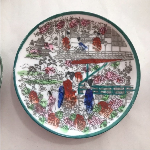 (16) PIECE SET Japanese Porcelain Geisha Girls - Picture 8 of 14
